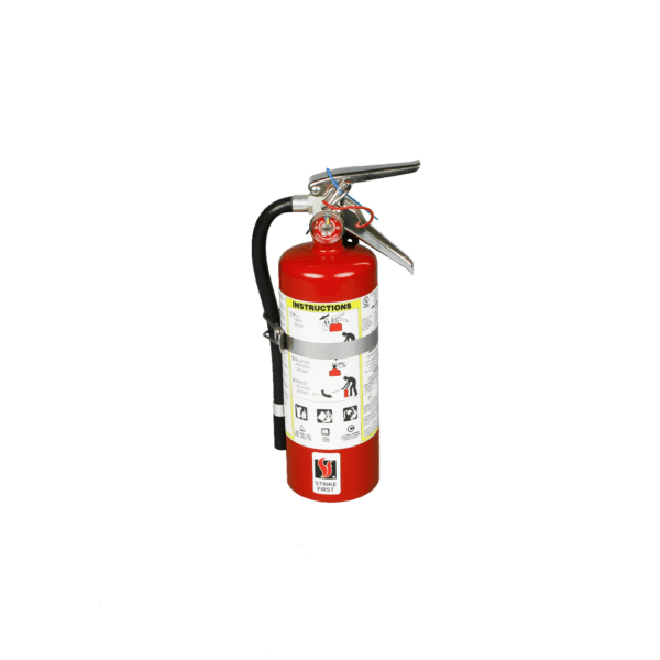 5lb Fire Extinguisher with hose and vehicle bracket