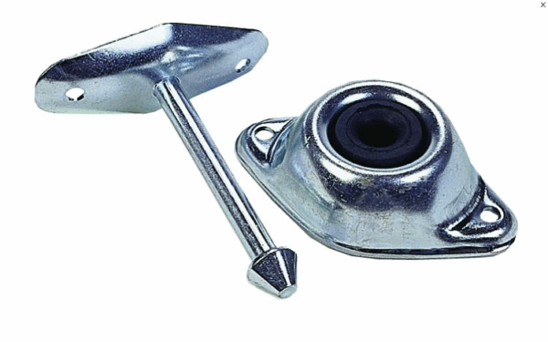 4.75" Stainless Door Holdback Plunger Assembly - Image 2