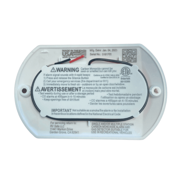 CO/Propane Gas RV Alarm - Image 3